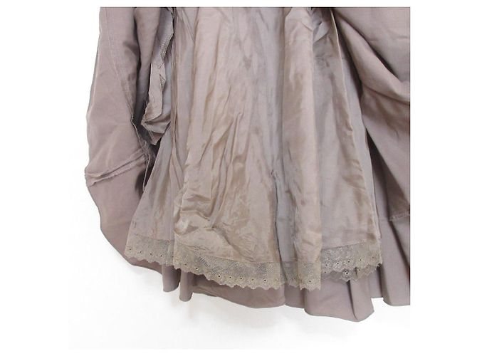 Autre Marque Falda Waffle Tuck FOXEY Beige - vista 4