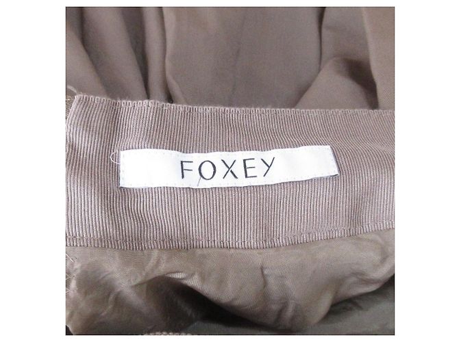Autre Marque Falda Waffle Tuck FOXEY Beige - vista 5