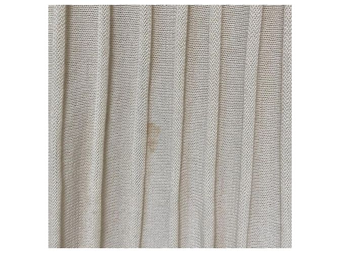 Autre Marque Falda larga plisada de punto Ron Herman Beige - vista 8