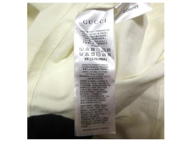 Camiseta de algodón con logo de colaboración Gucci Disney Crudo - vista 8