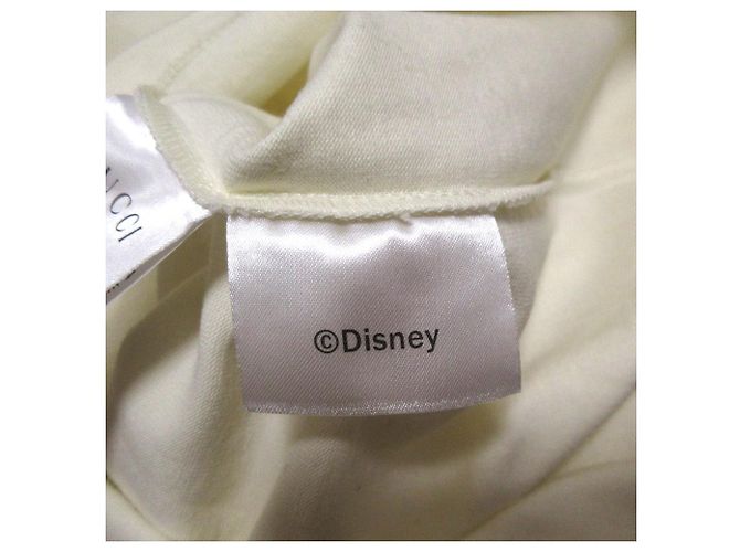 Camiseta de algodón con logo de colaboración Gucci Disney Crudo - vista 9