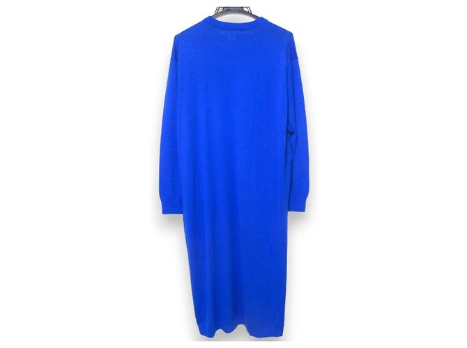 Autre Marque Ron Herman Wollstrickkleid Blau - Ansicht 2