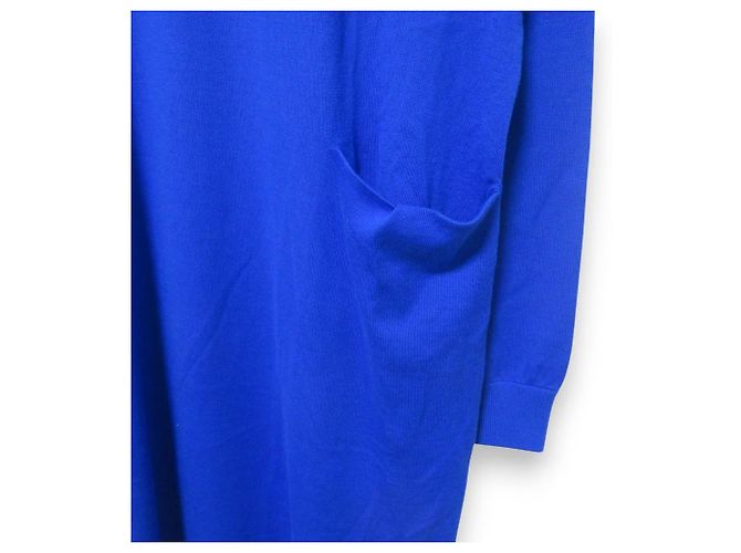 Autre Marque Ron Herman Wollstrickkleid Blau - Ansicht 4