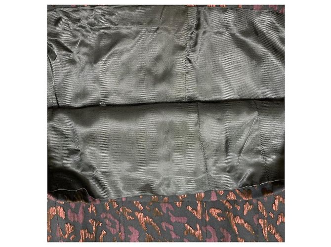 Autre Marque Jacquard-Kleid Tara Jarmon Blau - Ansicht 4
