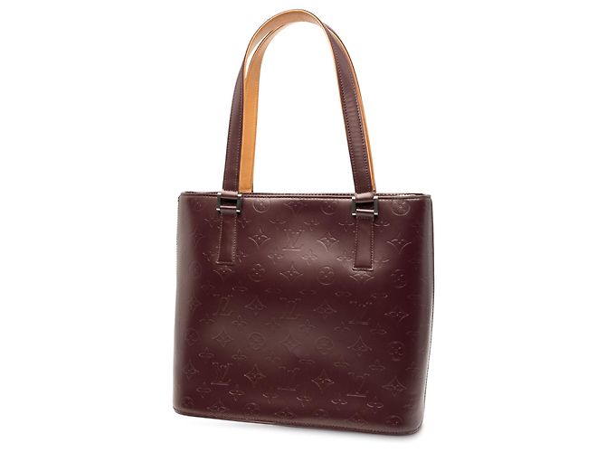 Borsa Mat Stockton Monogramma Rossa Louis Vuitton Rosso Bordò - vista 2