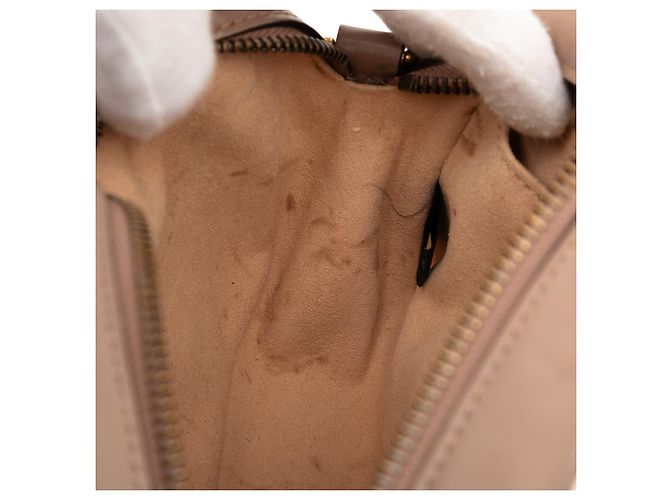 Gucci Mini GG Marmont in pelle matelassé marrone con tracolla Carne - vista 7