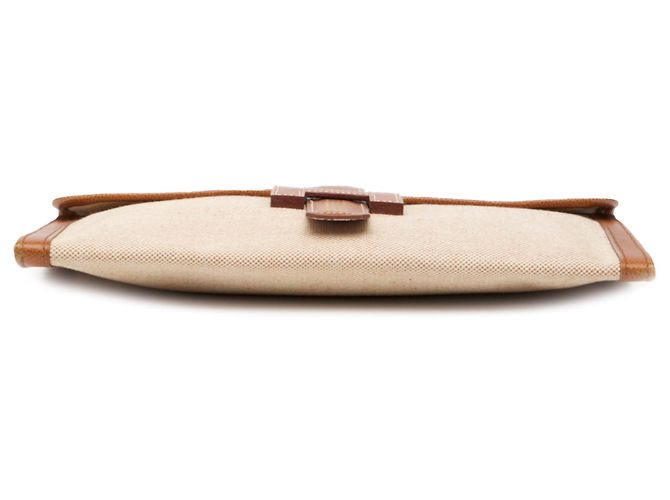 Hermès Borsa in Toile Jige 29 Marrone - vista 3