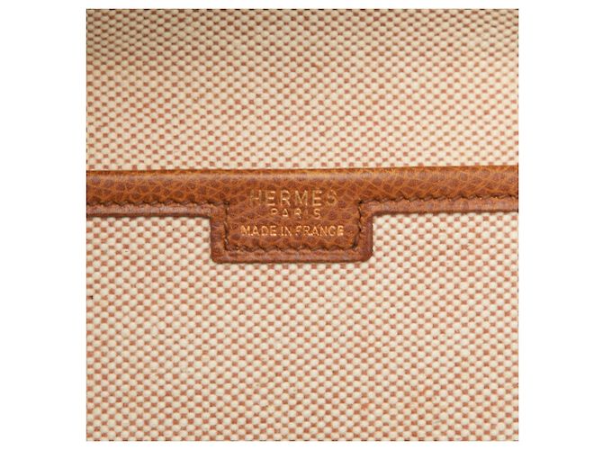 Hermès Borsa in Toile Jige 29 Marrone - vista 5
