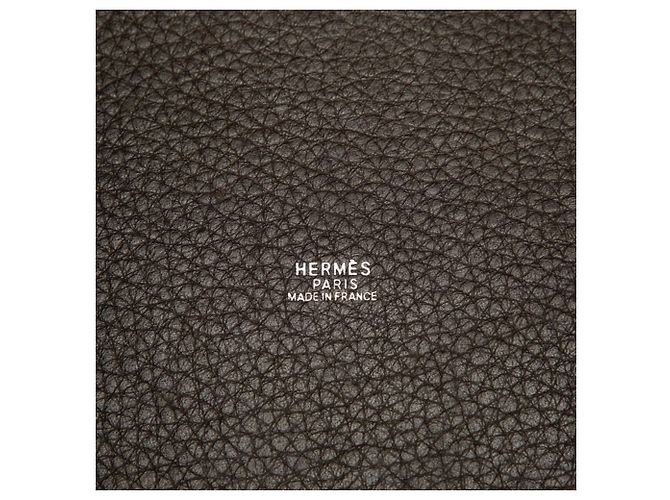 Borsa Tote Hermès Picotin MM Marrone - vista 5