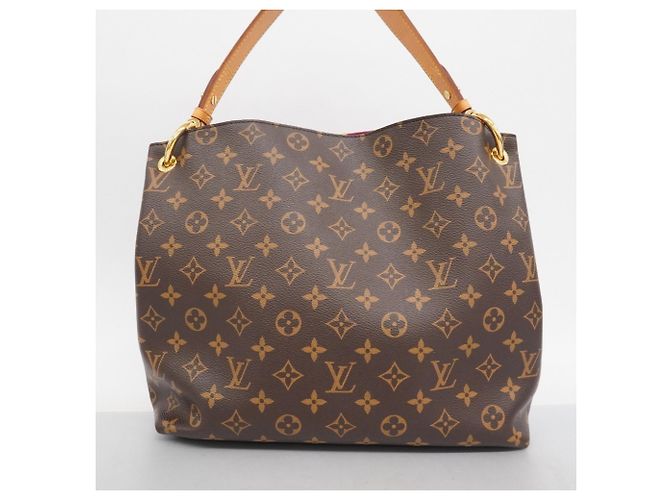 Borsa a Spalla Graceful PM Monogramma Louis Vuitton Marrone Rosa - vista 11