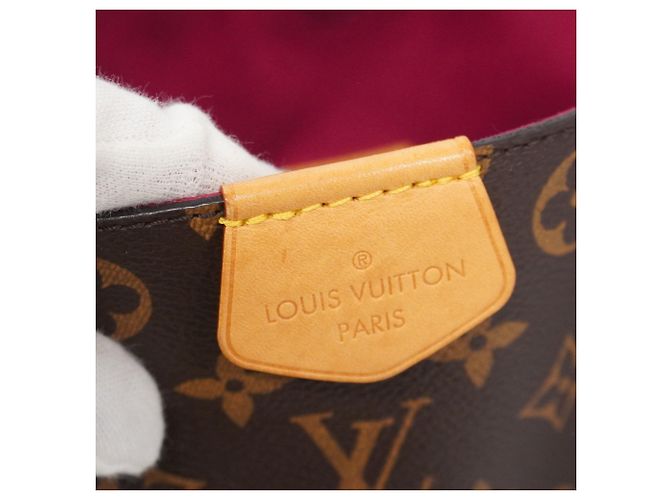 Borsa a Spalla Graceful PM Monogramma Louis Vuitton Marrone Rosa - vista 8