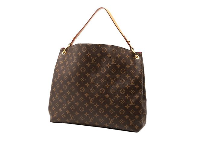Borsa a mano/spalla Graceful MM Monogramma Louis Vuitton Marrone Rosa - vista 2