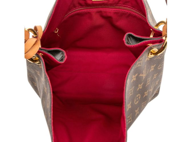 Borsa a mano/spalla Graceful MM Monogramma Louis Vuitton Marrone Rosa - vista 4