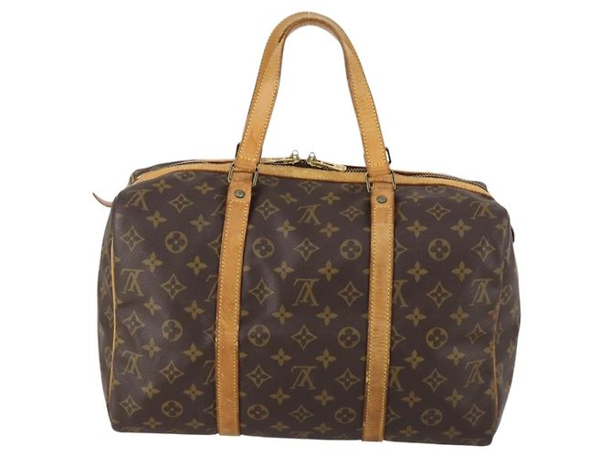 Sac Souple Louis Vuitton en toile Monogram 35 Marron - vue 2