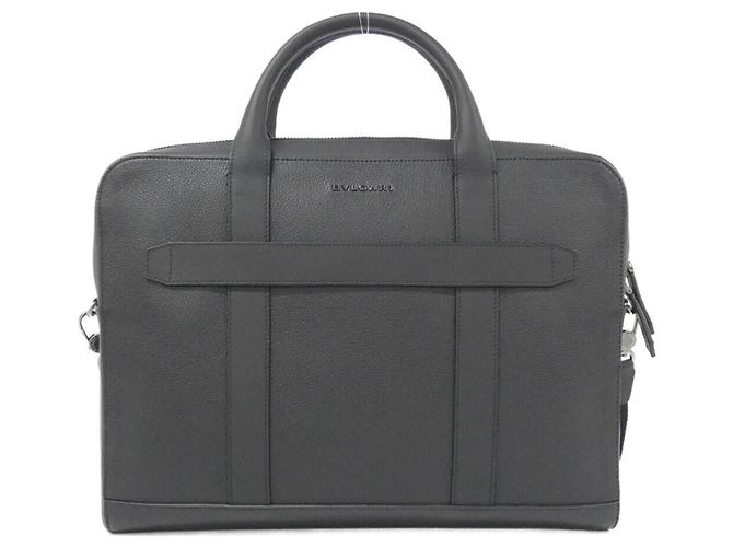 Bulgari Borsa Bvlgari Man in pelle di vitello nera Nero - vista 2