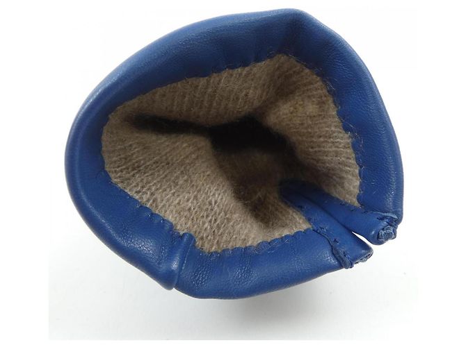Warme Handschuhe Hermès Lissabon Blau - Ansicht 4