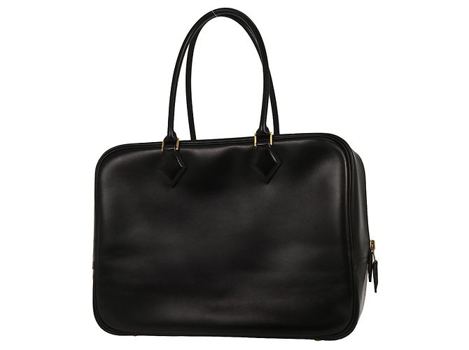 Bolsa Plume Hermès em Box Calf 32 Preto - vista 2