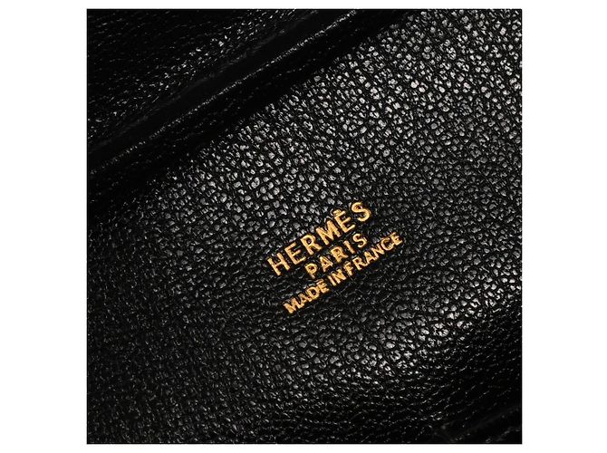 Bolsa Plume Hermès em Box Calf 32 Preto - vista 4