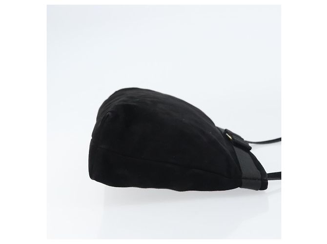 Salvatore Ferragamo Vala Suede Nero - vista 3