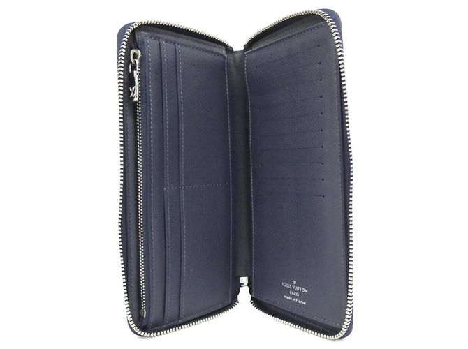Louis Vuitton Taiga Zippy Wallet Red Blue - view 4