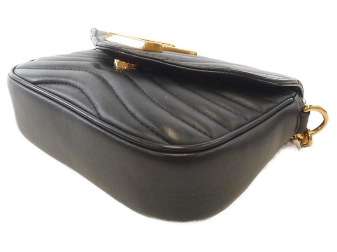Borsa a Spalla Multi Pochette M56461 Louis Vuitton Nero - vista 3