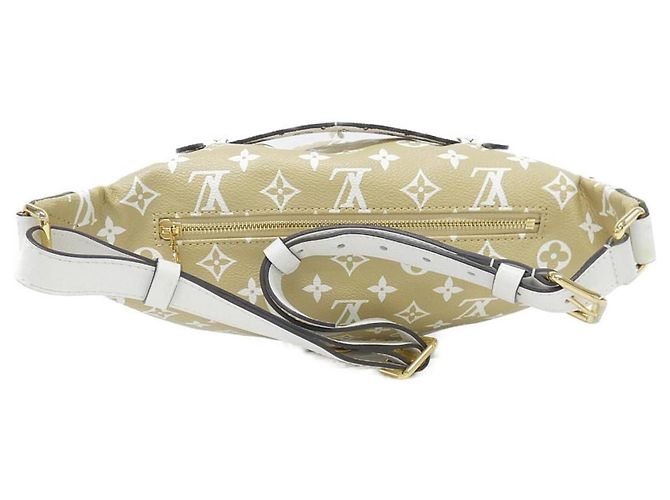 Borsa a Spalla Louis Vuitton Monogram Giant Bumbag M44611 Verde Cachi - vista 2