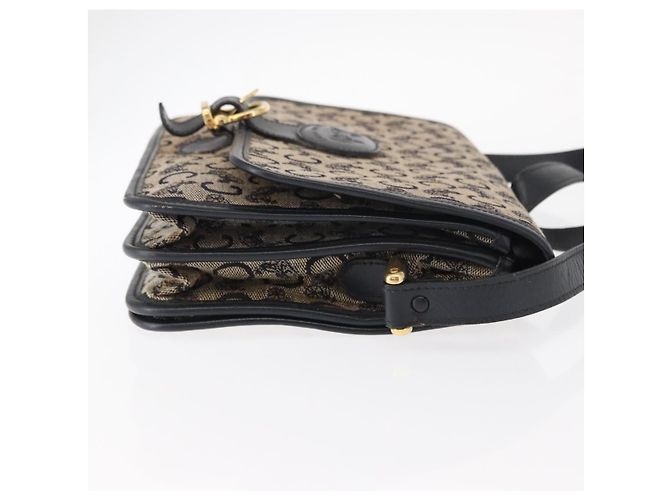 Céline Borsa a spalla Celine C Sulky in tela Blu navy - vista 3