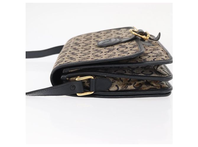 Céline Borsa a spalla Celine C Sulky in tela Blu navy - vista 4