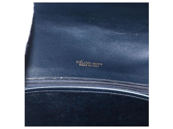Céline Borsa a spalla Celine C Sulky in tela Blu navy - vista 6