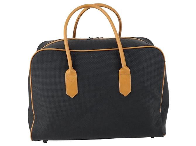 Saint Laurent Vintage Boston en cuir PVC Noir - vue 2