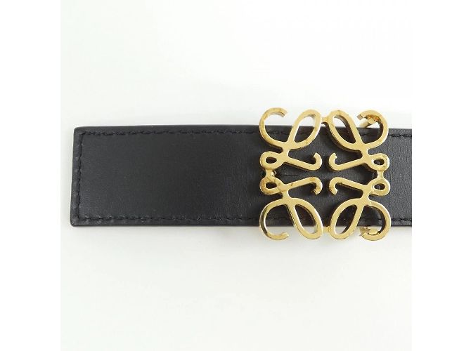 Cinto Padrão Preto Loewe 832416 - vista 2