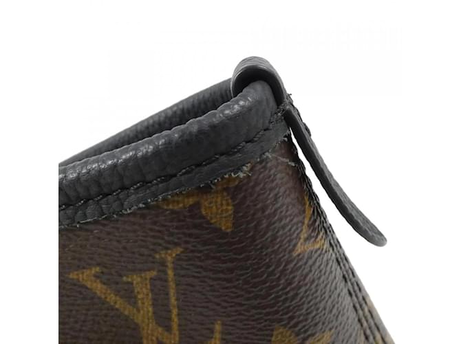 Borsa Louis Vuitton Monogram Neverfull Inside-Out MM Marrone Nero Monogramma - vista 3