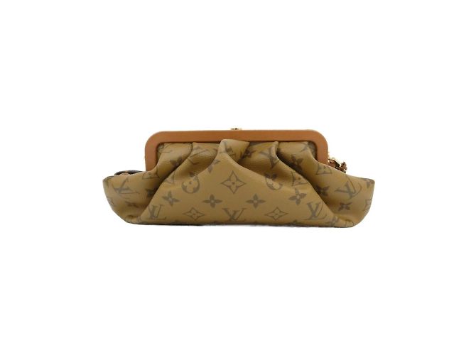 Borsa a Spalla Boursicot EW Monogramma Louis Vuitton Marrone - vista 2