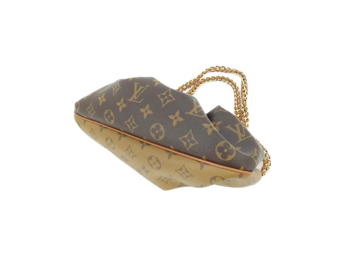 Borsa a Spalla Boursicot EW Monogramma Louis Vuitton Marrone - vista 3