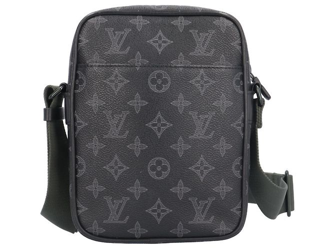 Borsa a Spalla Louis Vuitton Danube PM Vivienne Monogram Eclipse Nero Monogramma - vista 3