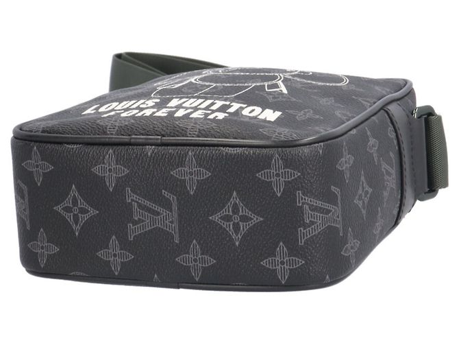 Borsa a Spalla Louis Vuitton Danube PM Vivienne Monogram Eclipse Nero Monogramma - vista 5