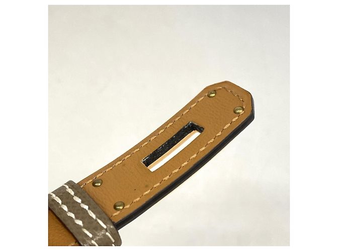 Hermès Kelly Gürtel aus Epsom-Leder - Ansicht 3