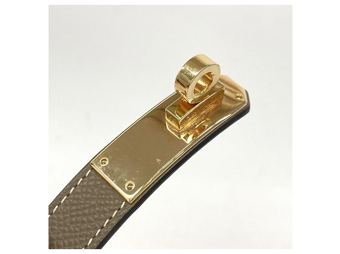 Hermès Kelly Gürtel aus Epsom-Leder - Ansicht 4