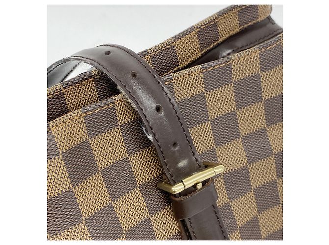 Borsa a Spalla Chelsea Damier Louis Vuitton N51119 Marrone Damier ebene - vista 12