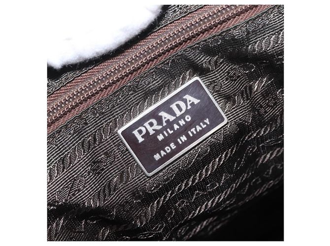 Prada Double Front Pocket Backpack Tessuto Medium Khaki - view 6