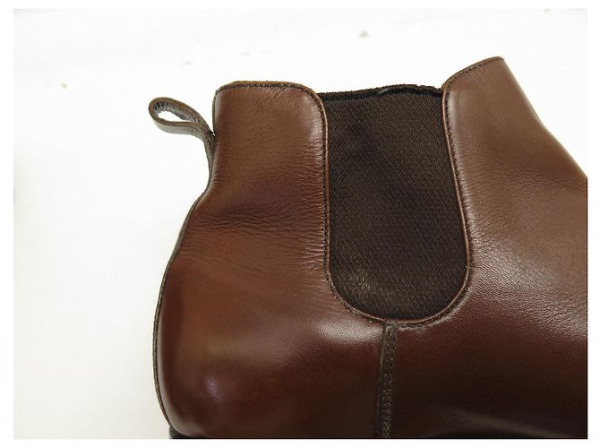 STIVALI CHELSEA VINTAGE JM WESTON 700 7D 41 IN PELLE MARRONE - vista 11