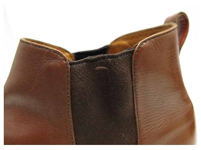 STIVALI CHELSEA VINTAGE JM WESTON 700 7D 41 IN PELLE MARRONE - vista 12