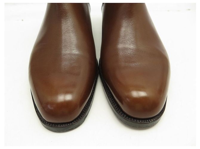 STIVALI CHELSEA VINTAGE JM WESTON 700 7D 41 IN PELLE MARRONE - vista 4