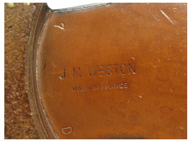 STIVALI CHELSEA VINTAGE JM WESTON 700 7D 41 IN PELLE MARRONE - vista 7