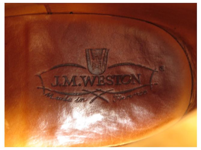 STIVALI CHELSEA VINTAGE JM WESTON 700 7D 41 IN PELLE MARRONE - vista 9