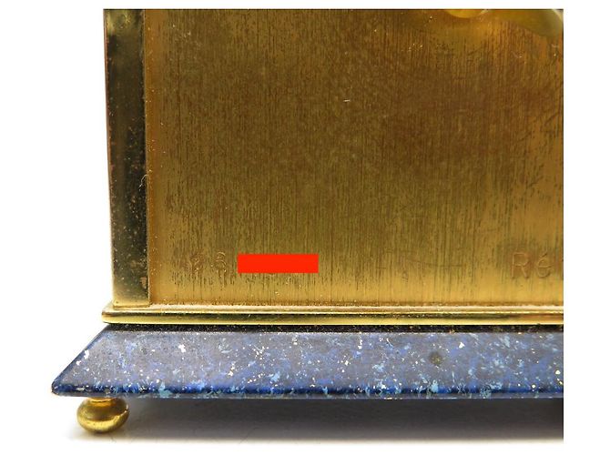 JAEGER LECOULTRE 481 UHR BRASS LAPIS LAZULI MECHANISCH Blau - Ansicht 3