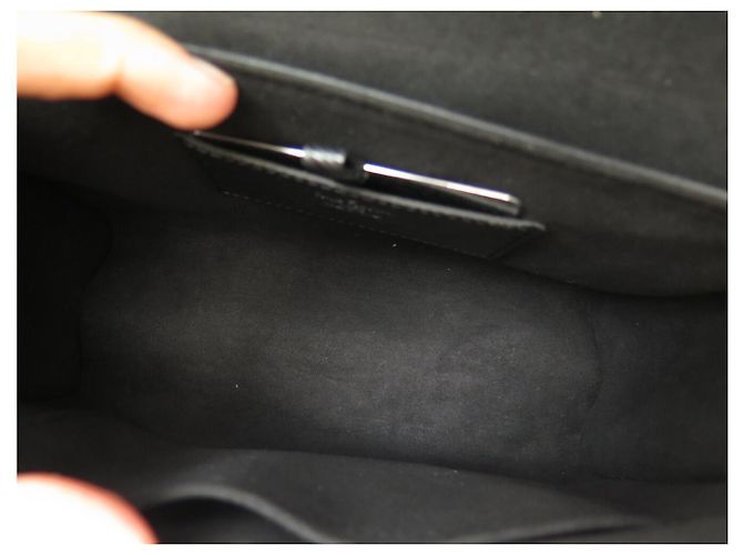 NUOVA BORSA A MANO LOUIS VUITTON TWIST ED LIMITATA MANICO PLEXI PELLE EPI NERA Nero - vista 9