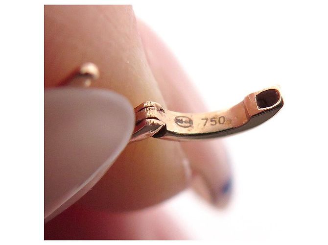 NUOVA ORECCHINO MONO VANRYCKE MINI ORECCHINO UFFICIALE T XXS ORO D'oro - vista 6