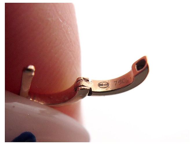 NUOVA ORECCHINO MONO VANRYCKE MINI ORECCHINO UFFICIALE T XXS ORO D'oro - vista 7