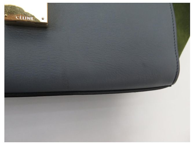 Céline BORSA A MANO CELINE TRAPEZE MM 169543PTA IN PELLE E CAMOSCIO CON TRACOLLA - vista 11